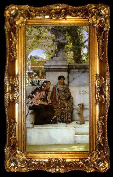framed  Alma-Tadema, Sir Lawrence In the Time of Constantine (mk23), ta009-2